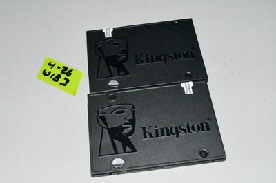 LOT 2 KINGSTON 120GB 2.5'' SATA SSD SA400S37120G TESTED WORKS FORMATTED #1