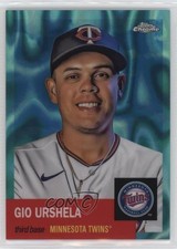 2022 Topps Chrome Platinum Anniversary Aqua Lava Refractor /299 Gio Urshela 14je