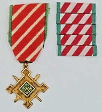 VTG Republic of Vietnam Staff Service First Class Medal 1st & 5 Ribbon Bars