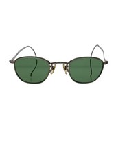 American Optical 50s Sunglasses Metal silver green
