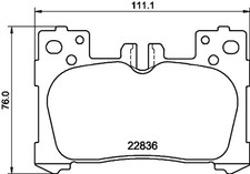 New Brake Pad Set, disc brake for LEXUS:LC,LS,LS V 0446611010 044661101079