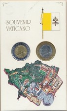 Vatican City: 2001 John Paul II Bi-metal 500 & 1000 Lira Pair UNC