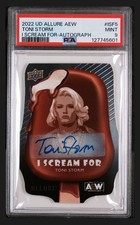 2022 UPPER DECK ALLURE AEW I SCREAM FOR ISF5 TONI STORM AUTOGRAPH PSA 9 POP 1