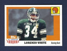 2005 Topps Football All-American #66 Lorenzo White (Michigan State)