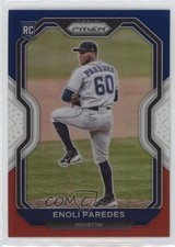 2021 Panini Prizm Tier III Red White & Blue Prizm Enoli Paredes #211 07rd