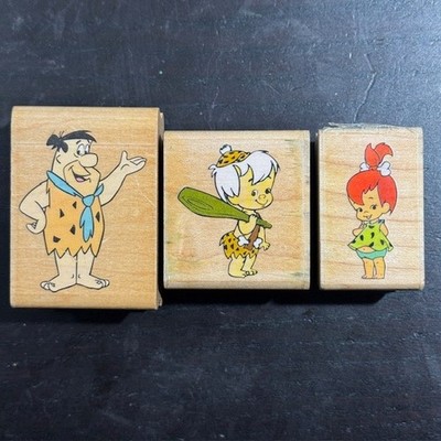 Rubber Stampede Flintstones Fred Bamm Bamm Pebbles Hanna Barbera - Choice