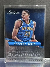 2015-16 Panini Prestige #38 Anthony Davis Brilliant Beginnings New Orleans