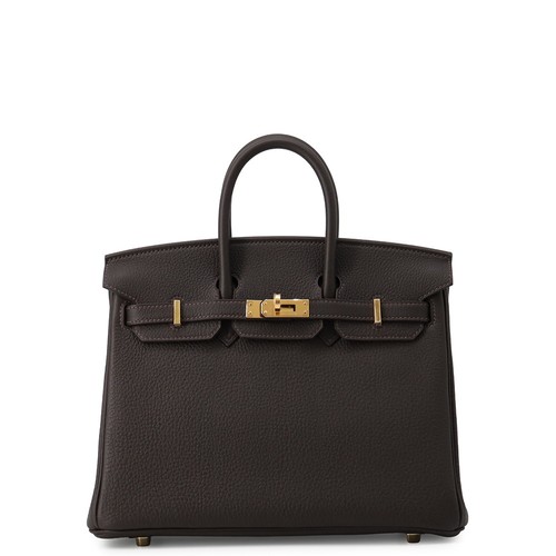 HERMES Birkin Size 25 Togo Leather Bebran