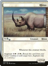 Rhino- #18 (NM) - Unstable MTG