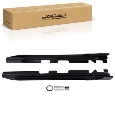 Side Skirt Body Extension Panel for BMW X3 X3M G01 X4 X4M G02 18-23 Gloss Black