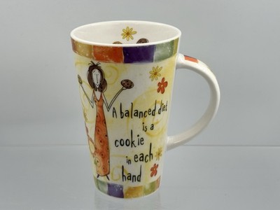 Born To Shop Johnson Brother s A Balanced Diet Is A Cookie In Each Hand Becher