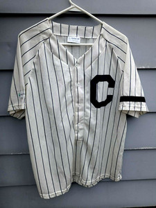 Cleveland Indians Retro 1920 Replica Jersey XL Off White Pinstripe SGA chapman