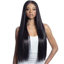 Shake N Go Virgin Remy Hair Weave Glossy Yaky Straight 8"