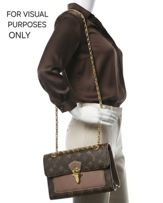 Louis Vuitton Victoire Shoulder Bag in Taupe Glace/Rose Est. Retail Price $3,550