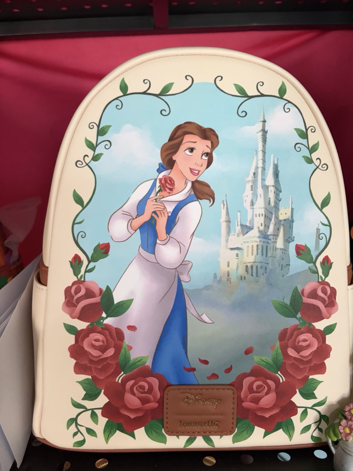 Loungefly Disney NWT Beauty And The Beast Belle Castle Mini Backpack