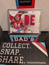 2009 National Treasures - RC Colossal Materials Tyson Jackson /50 (AU, MEM, RC)