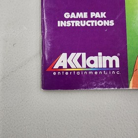 The Simpsons Bartman Meets Radioactive Man Nintendo NES Instruction MANUAL ONLY