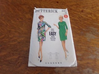 Butterick dress pattern #4312 size 20 complete 6 pieces