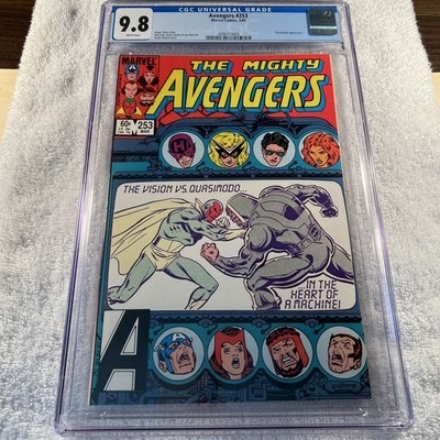 The Avengers #253 (Marvel Comics March 1985) CGC 9.8 Vision Vs Quasimodo