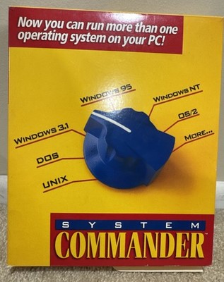 System Commander 1996 Version 3.0 PC Software 3.5 Floppy Diskette