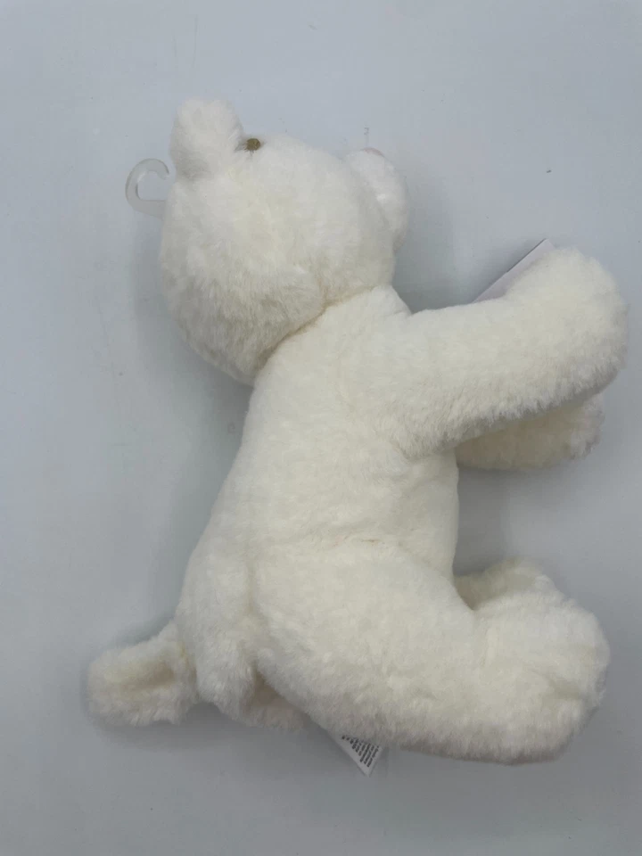Nuevo Carters Gatito Blanco Gatito Arco Dorado Peluche Bebé Juguete 2018 Animal 67365 Etiqueta Foto 4 de 4
