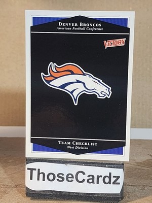 1999 Upper Deck Victory Team Checklist #79 Denver Broncos