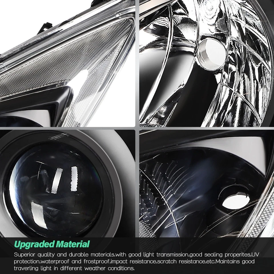 Conjunto de faros para Mazda 3 (5 velocidades) 2010 2011 2012 2013 carcasa negra L+R Foto 4 de 4