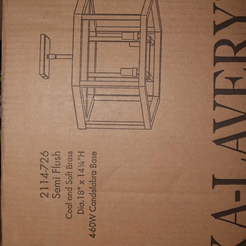 Minka Lavery Union Estates 4-Light Semi-Flush Mount 2114-726 - Picture 2 of 4