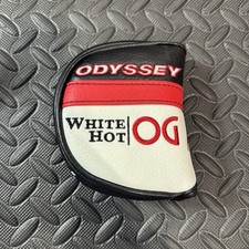 NEW Odyssey White Hot OG Heel MID MALLET Shafted Mallet Golf Putter Head Cover