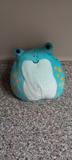 SQUISHMALLOWS 7.5" DELANEY THE FROG SOFT TOY PLUSH BLUE YELLOW SPOTS KELLYTOY