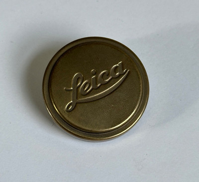 Rare Leica A36 E36 36mm Lens Cap Exposed Metal Green Felt Lining Leitz Brass?