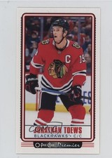 2021-22 O-Pee-Chee Premier Tallboys Jonathan Toews #P-3 vs3