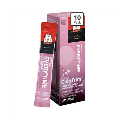 Jung Kwan Jang CaloTrim Liquid Stick Drink 10 Pack Green Tea L-Carnitine Energy