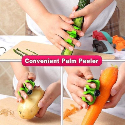 FINGERSCHÄLER GEMÜSESCHNEIDER KÜCHENHELFER GURKE KAROTTEN KARTOFFEL ARTHRITIS
