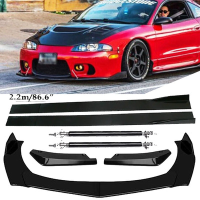 For Mitsubishi Eclipse Front Bumper Lip Spoiler Splitter Car Body Rear