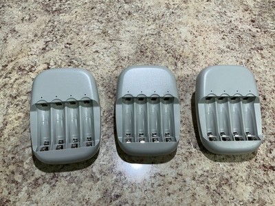 Lot of 3 ~ IKEA STENKOL LADDA Battery Charger for NiMH AA/AAA
