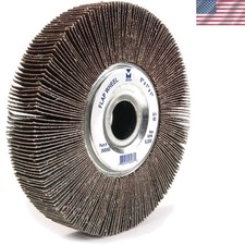 Versatile 6"x1" Flap Wheel, 80 Grit - Perfect for Grinding and Finishing