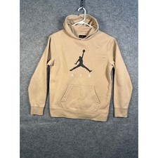 Jordan Jumpman Air Kids XL Tan Pullover Hoodie Sweatshirt B159-X0L