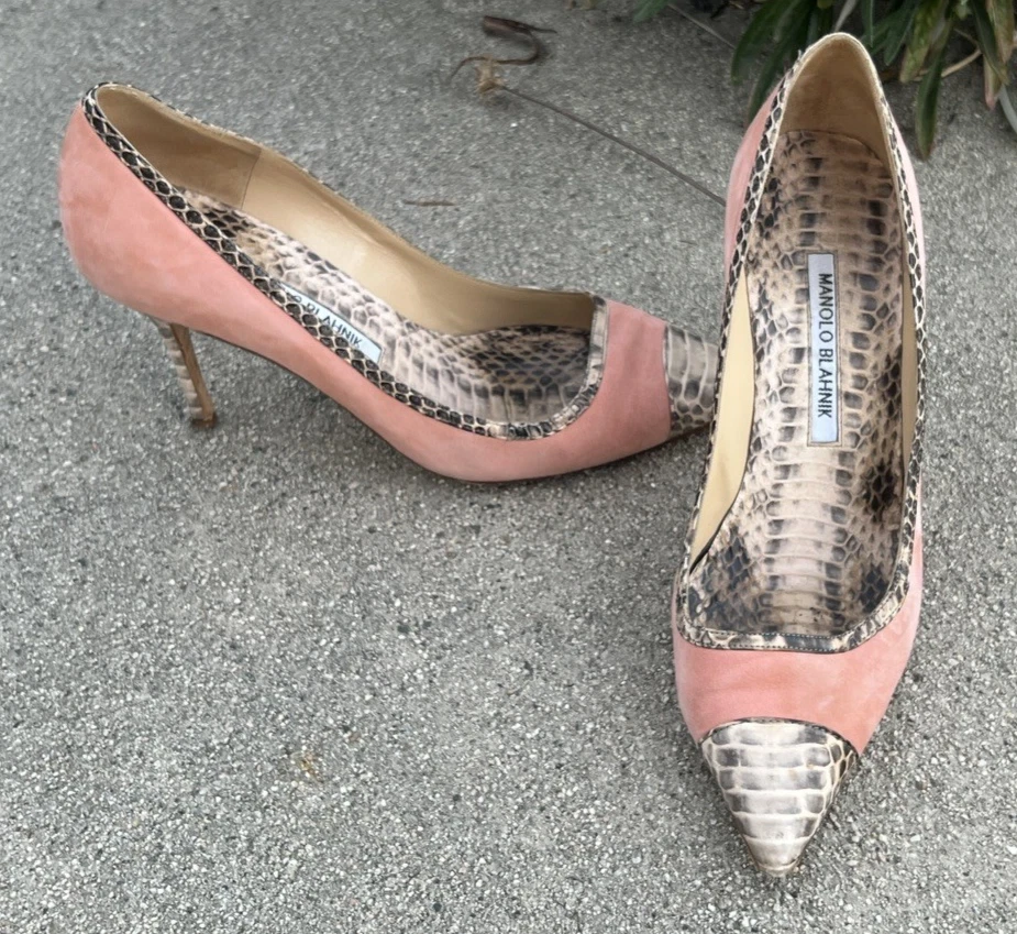 Manolo Blahnik Pump Snake Heels for Women for sale | eBay