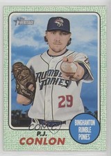 2017 Topps Heritage Minor League Edition Green 26/50 PJ Conlon #11 0f6