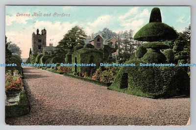 R797006 Levens Hall and Gardens Valentine Serie PM Kendal 1910