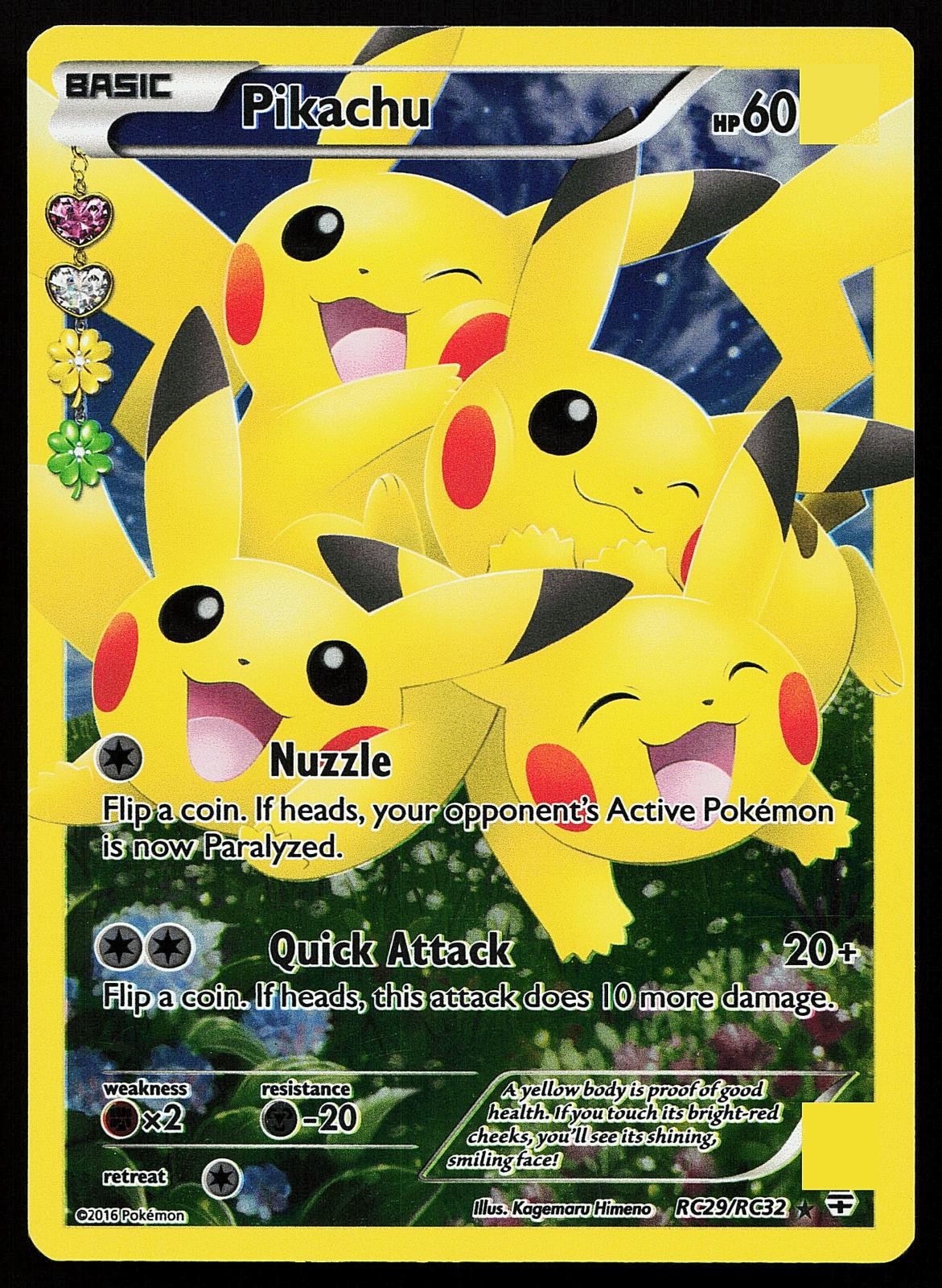 Pikachu RC29/RC32 Ultra Rare Generations Pokemon Card