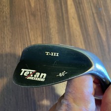 Texan Classics T-III Gun Metal 60° Degree Wedge Steel Shaft Right Handed 36.5”