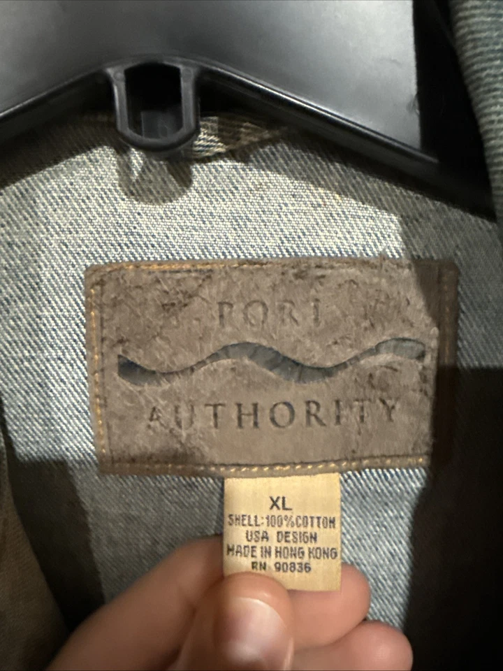 Vintage Port Authority Peterbilt Wisconsin Denim Jacket Size XL 100% Cotton - Image 3 of 4