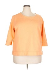 Old Navy Women Orange Sweatshirt XXL