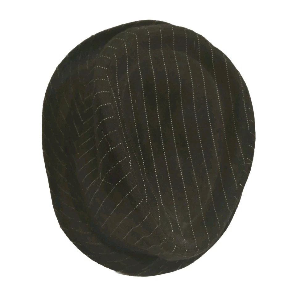 Sombrero Fedora PUGS Negro Rayas Talla Única Foto 3 de 4