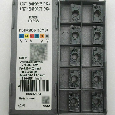 10 Stck./Box Werkzeug APKT 1604PD/R-76 IC928 Grade CNC Hartmetalleinsätze APKT1