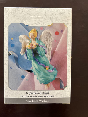 Hallmark INSPIRATIONAL ANGEL World of Wishes Keepsake Ornament