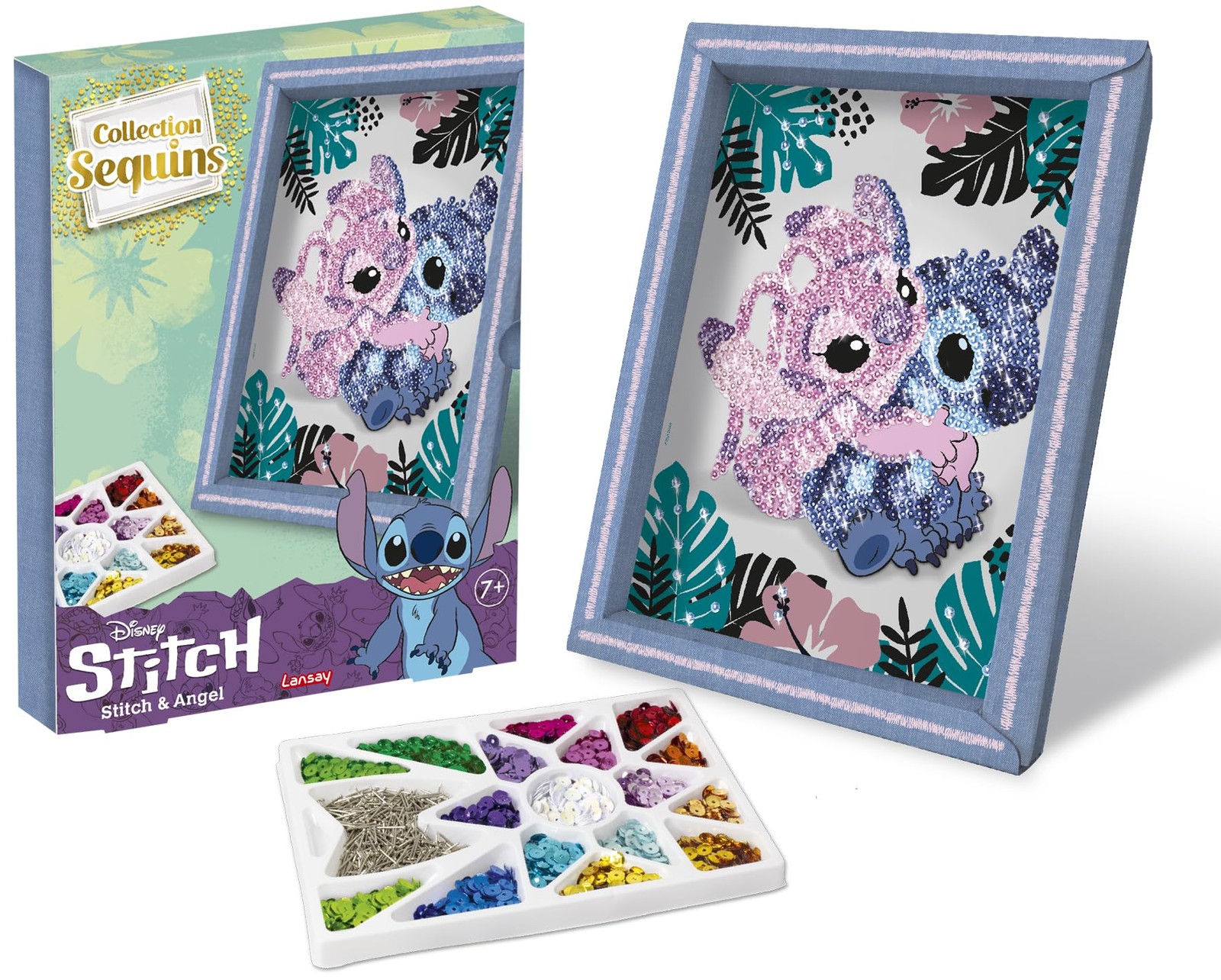 Loisir créatif Stitch sans colle pour occuper les enfants de 7 ans proprement