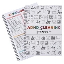 Adhd Cleaning Planner, Editable Home Cleaning Plan, Daily, Weekly, Monthly